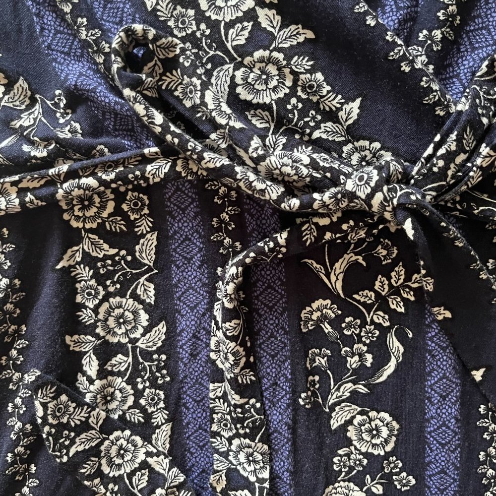 Navy Patterned Loft Dress - Picture 2 of 6